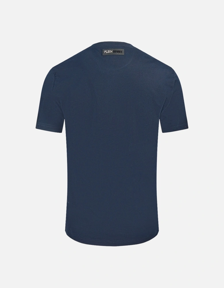 Plein Sport Bold Split Logo Navy Blue T-Shirt