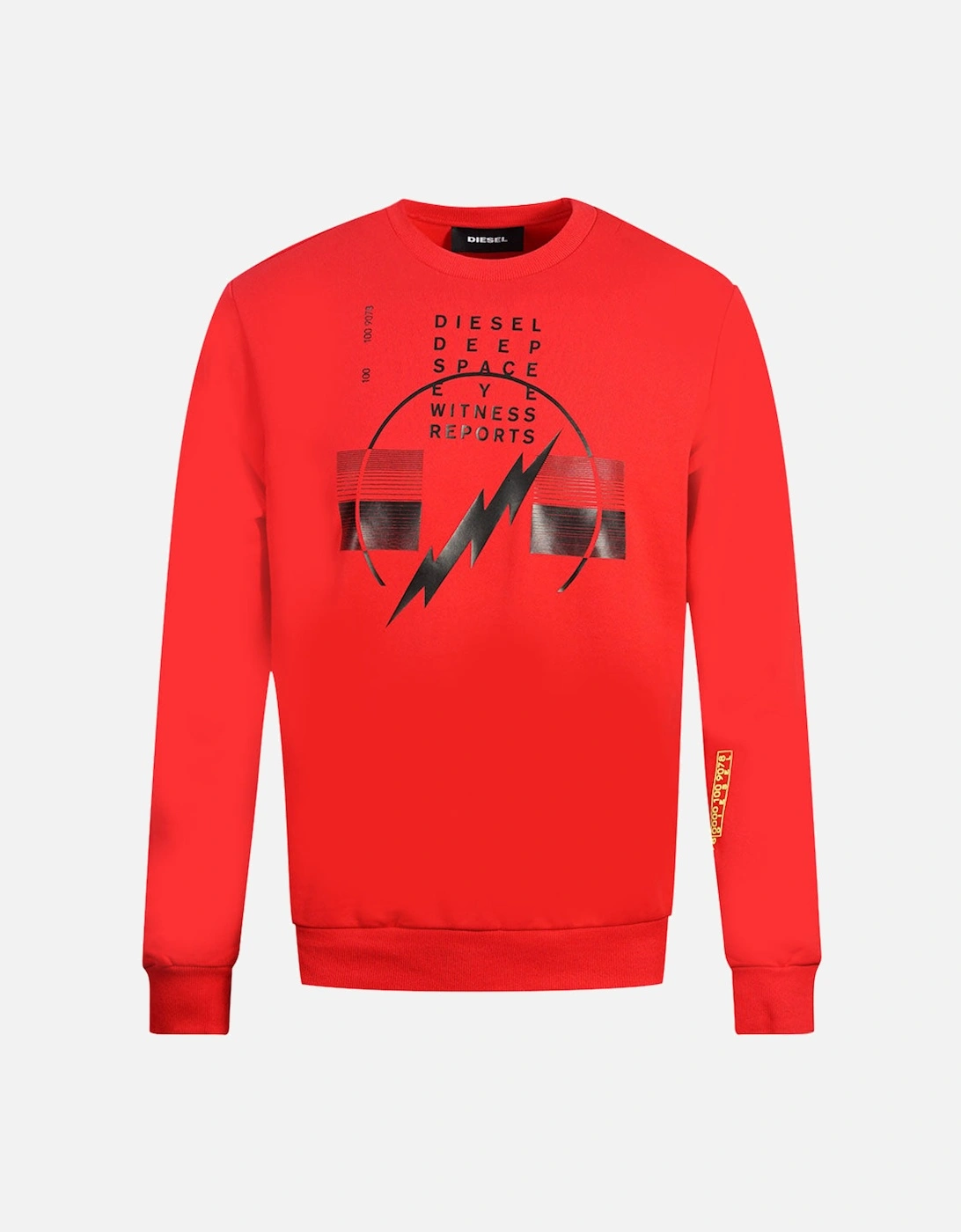 Deep Space Logo Red Sweatshirt, 3 of 2