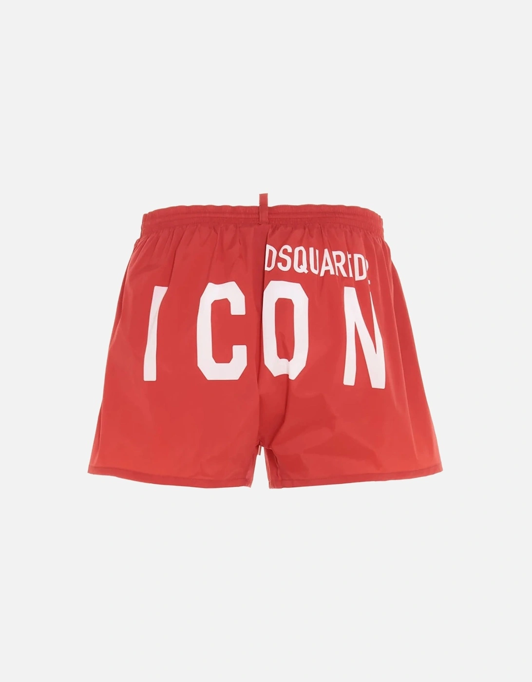 Icon Logo Red Swim Shorts