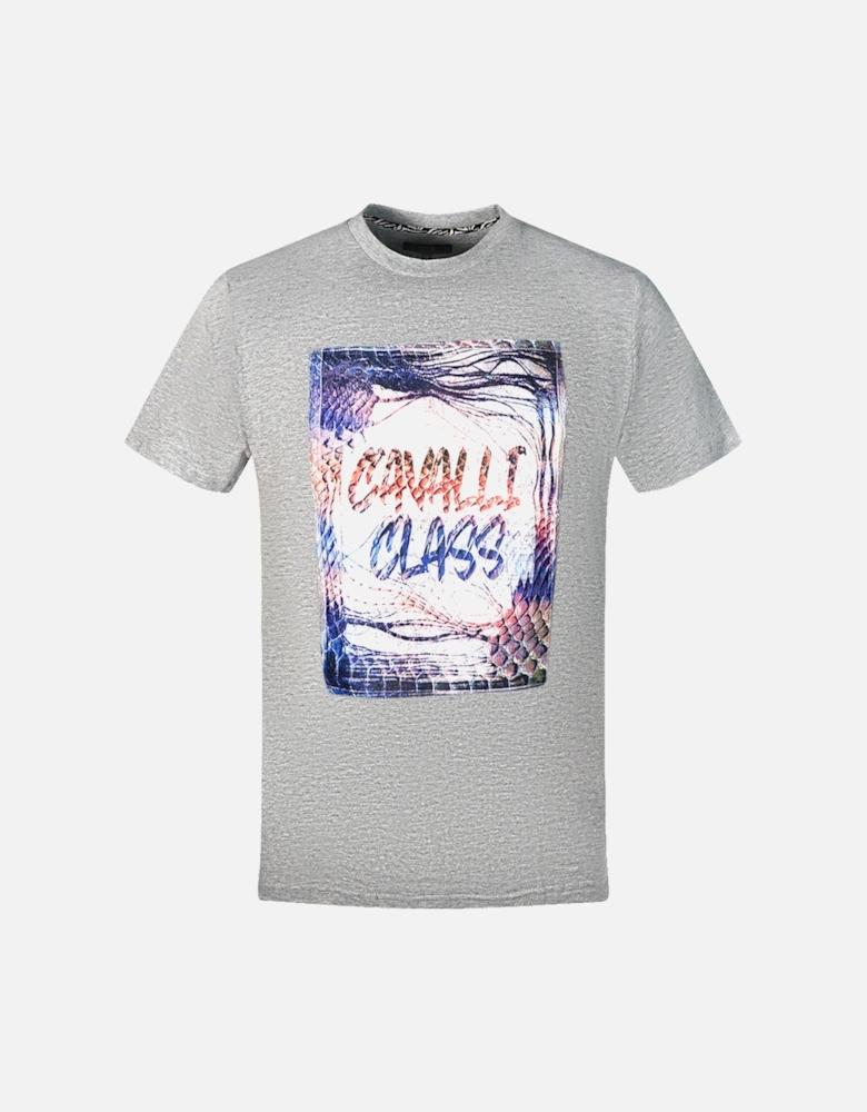 Cavalli Class Box Logo Grey T-Shirt