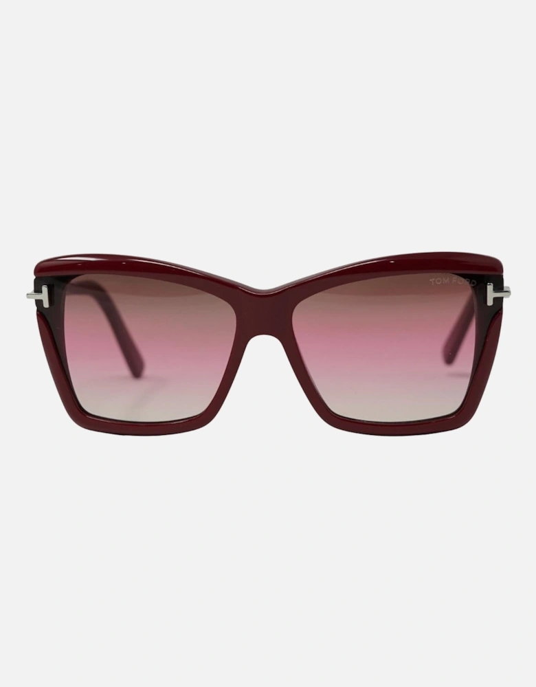 Leah Ft0849 69F Red Sunglasses