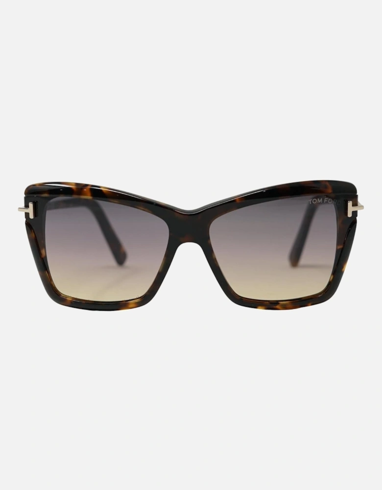 Leah FT0849 55B Brown Sunglasses