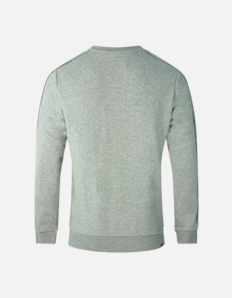 Velvet Taped Logo Grey Sweatshirt