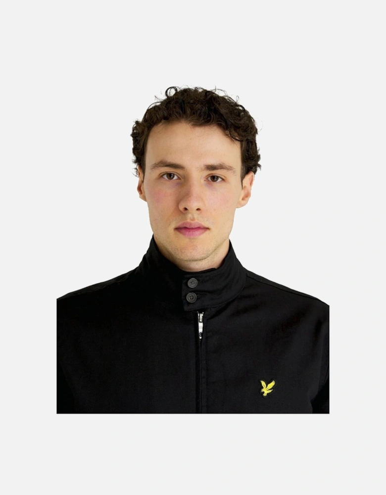 Lyle & Scott Branded Black Short Zip-Up Jacket