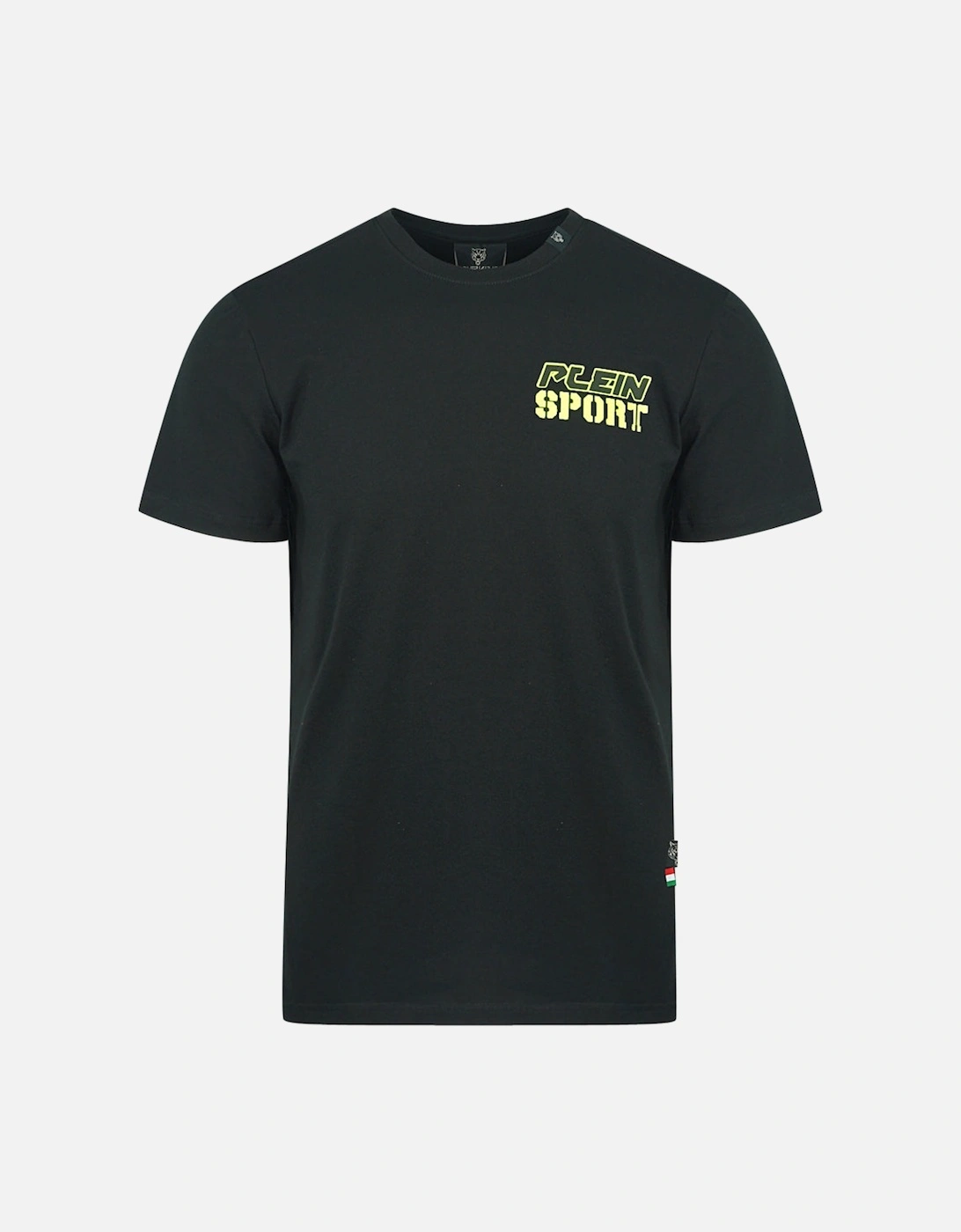 Plein Sport Chest Logo Black T-Shirt, 3 of 2