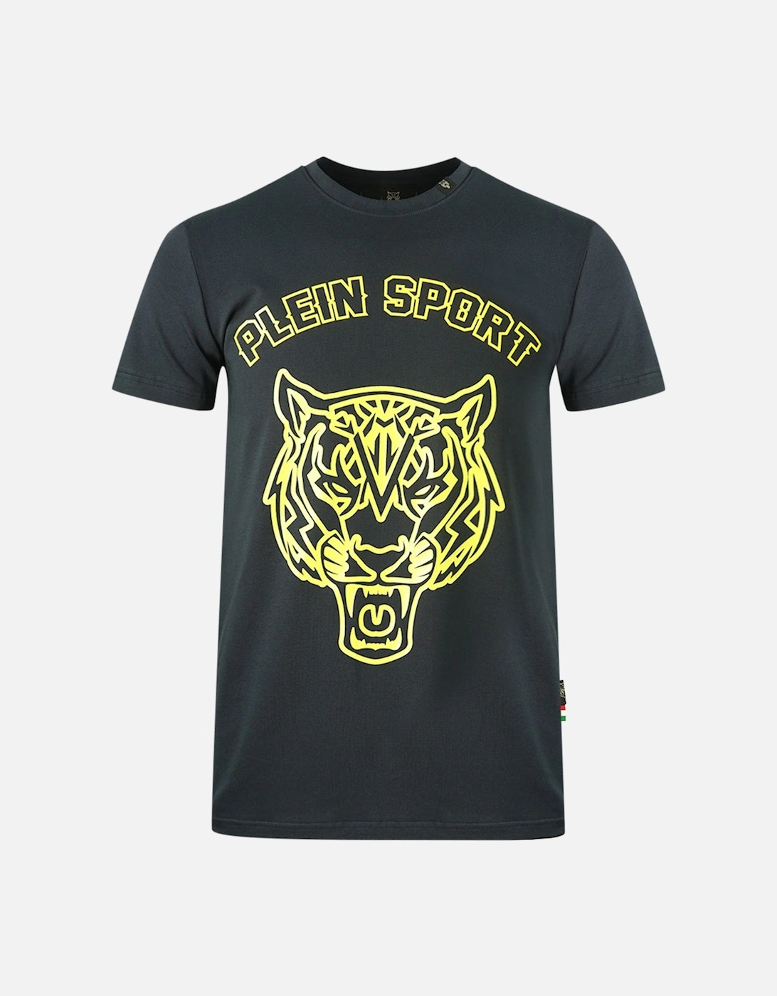 Plein Sport Large Stencil Tiger Logo Navy T-Shirt, 3 of 2