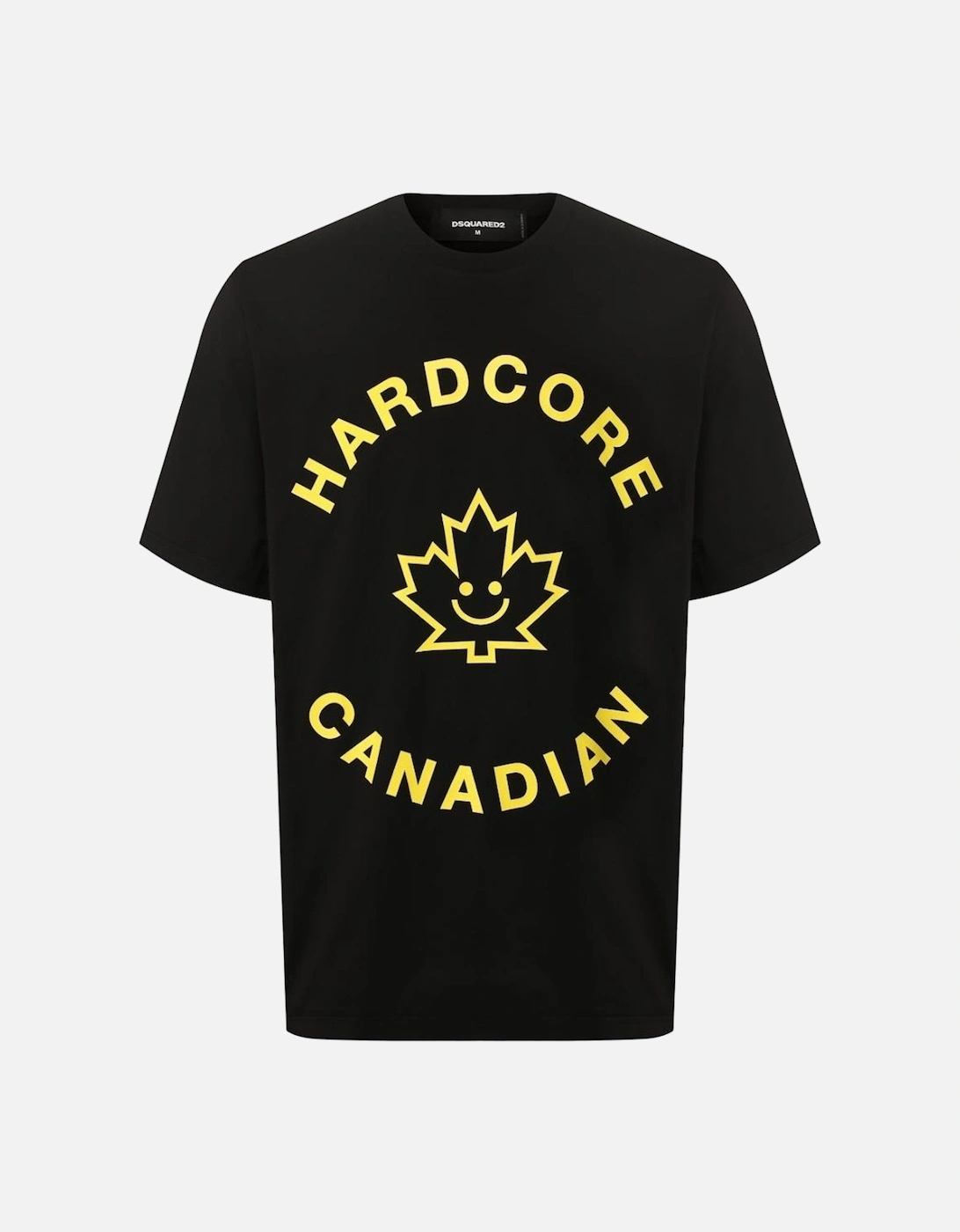 Hardcore Canadian Maple Leaf Black T-Shirt, 3 of 2