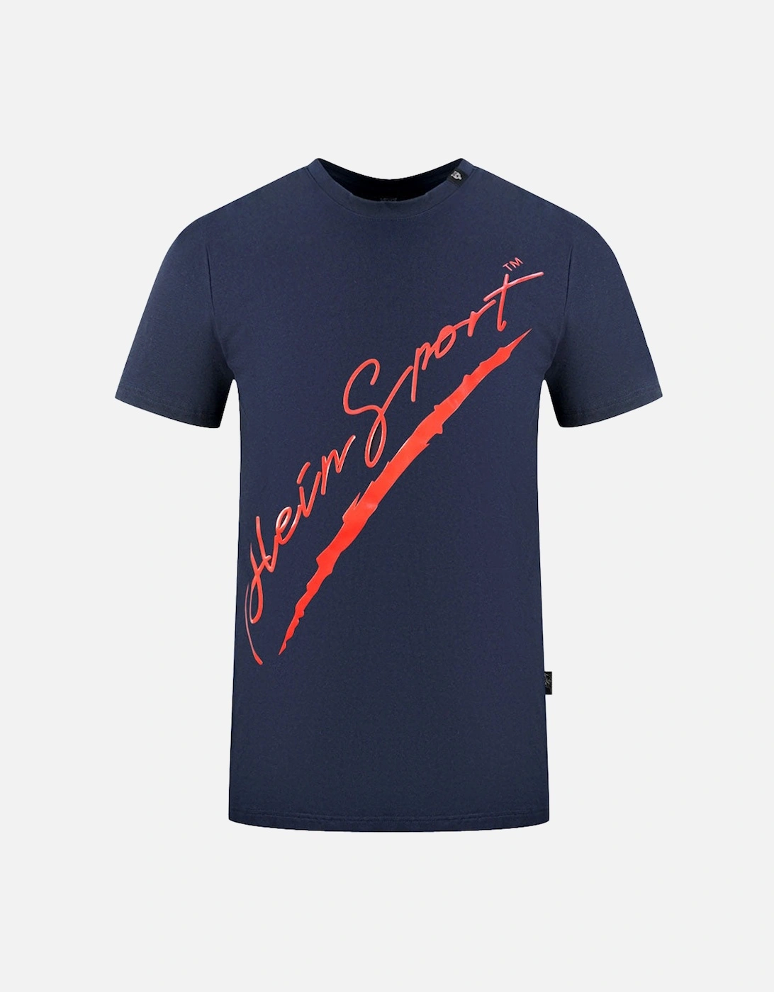 Plein Sport Signature Navy Blue T-Shirt, 3 of 2