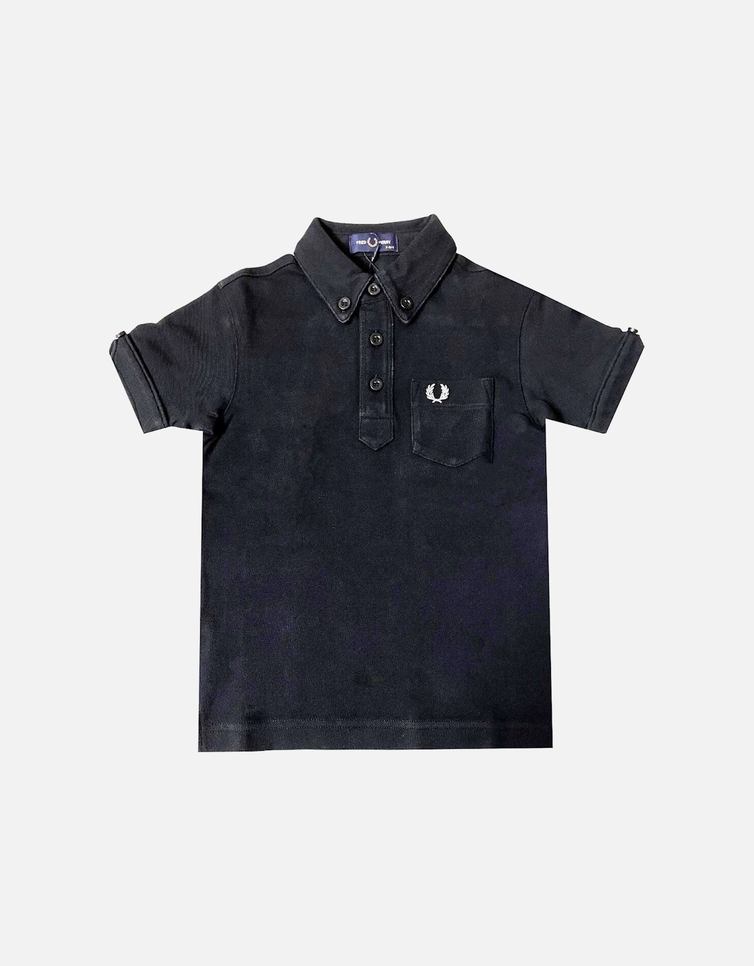 SY1503 102 Kids Black Polo Shirt, 2 of 1