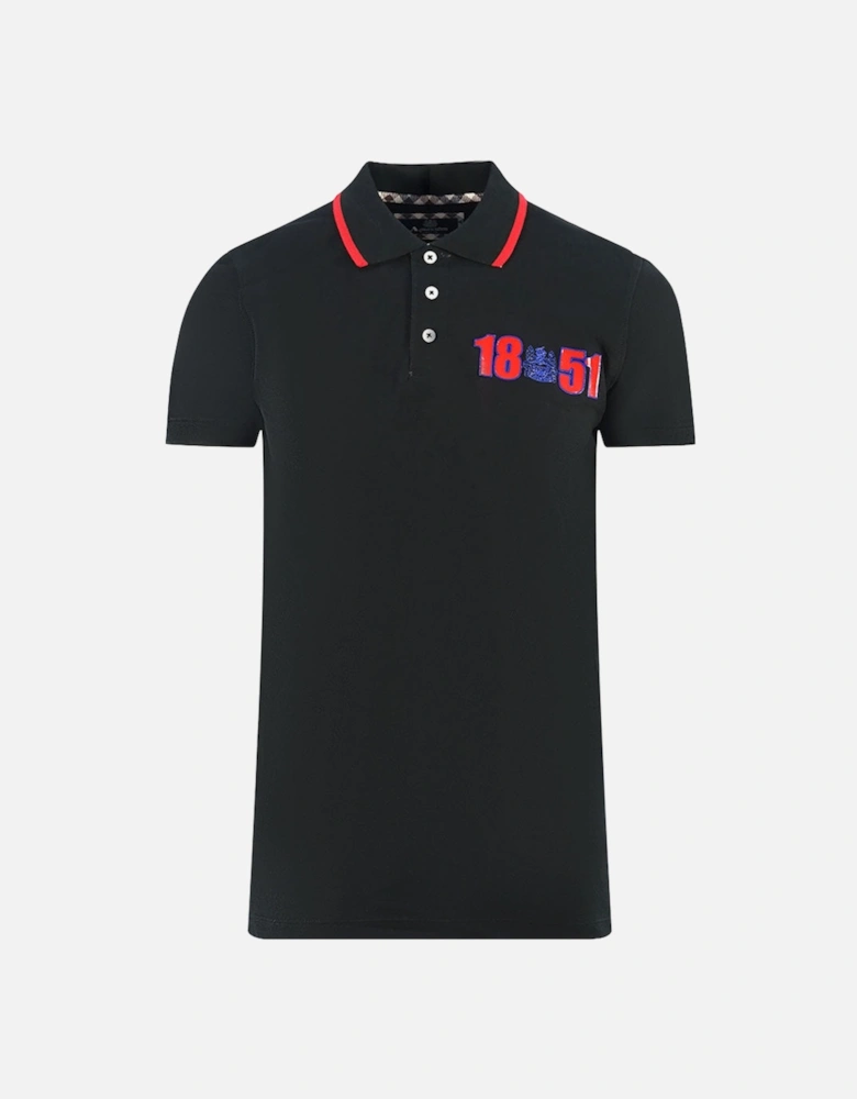 London 1851 Black Polo Shirt