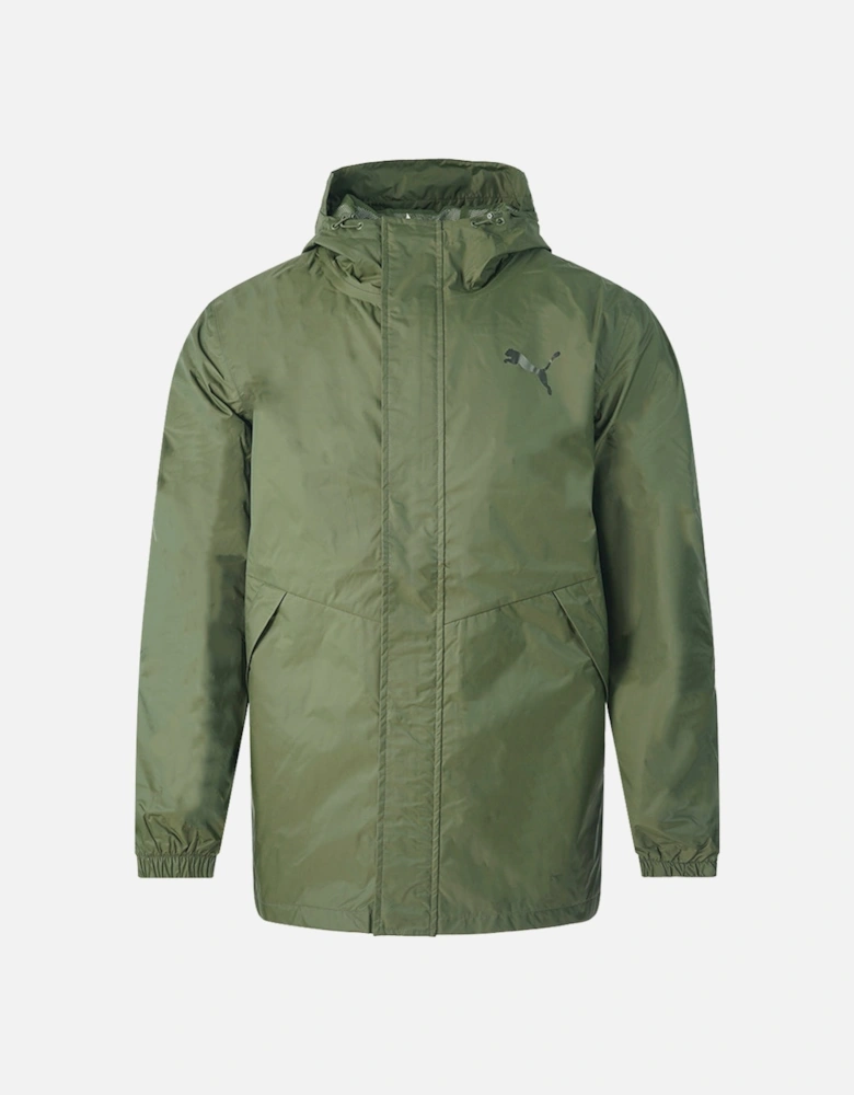 Stormcell Green Long Jacket