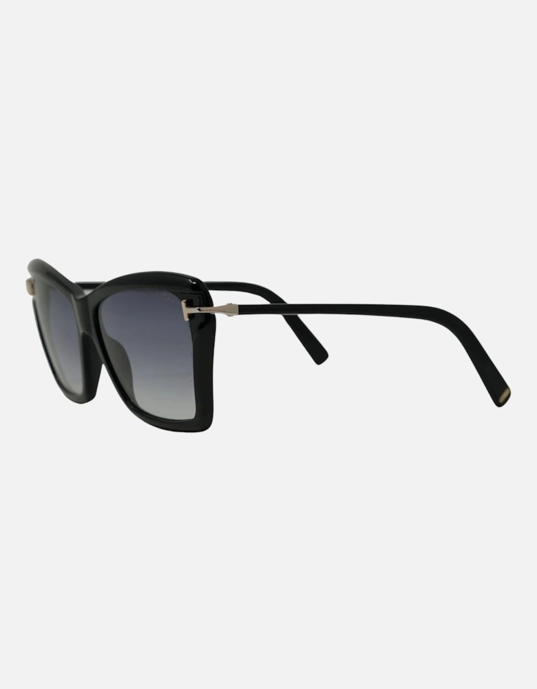 Leah Ft0849 01B Black Sunglasses