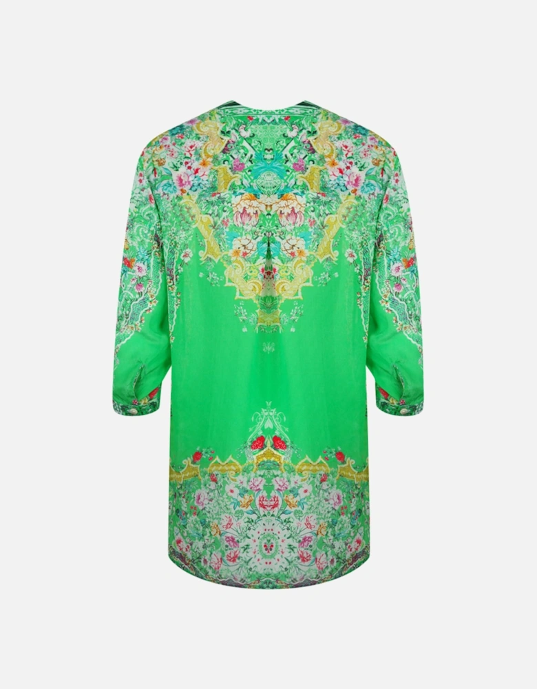 Versailles Gardenia 1202120 Green Milano Shirt