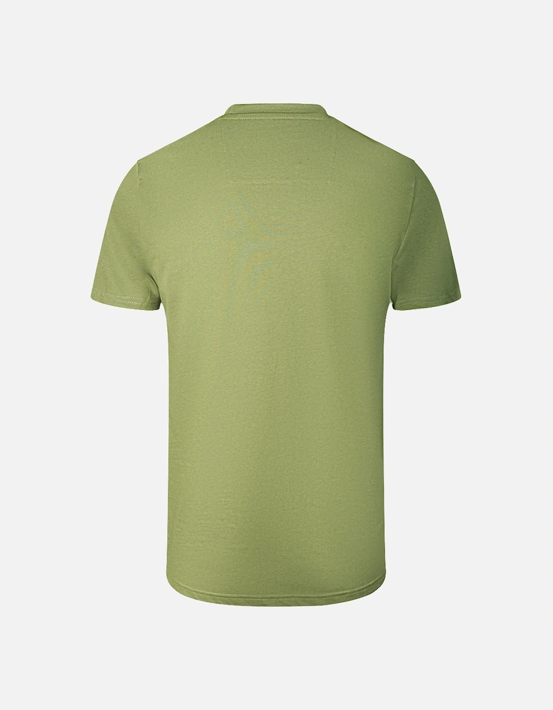 Cavalli Class Leopard Print Logo Green T-Shirt
