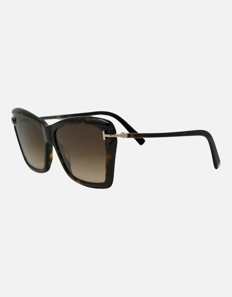 Leah FT0849-F 52F Brown Sunglasses