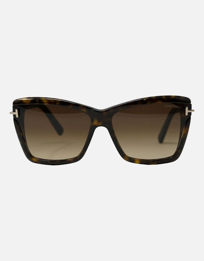 Leah FT0849-F 52F Brown Sunglasses