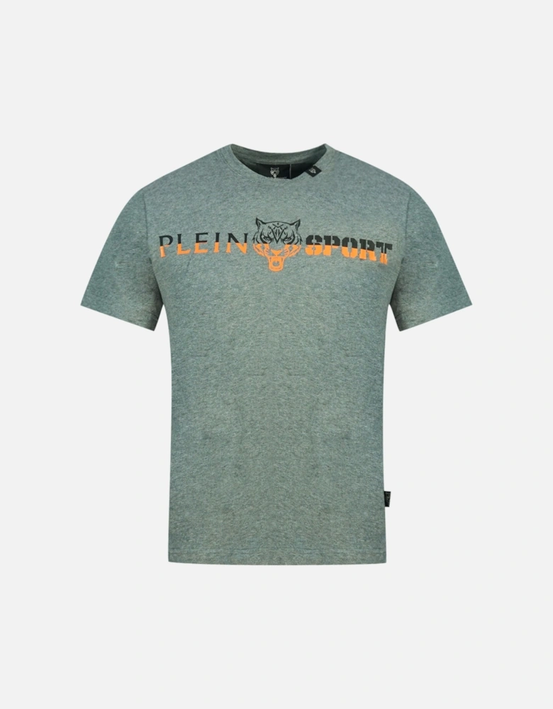 Plein Sport Bold Split Logo Grey T-Shirt