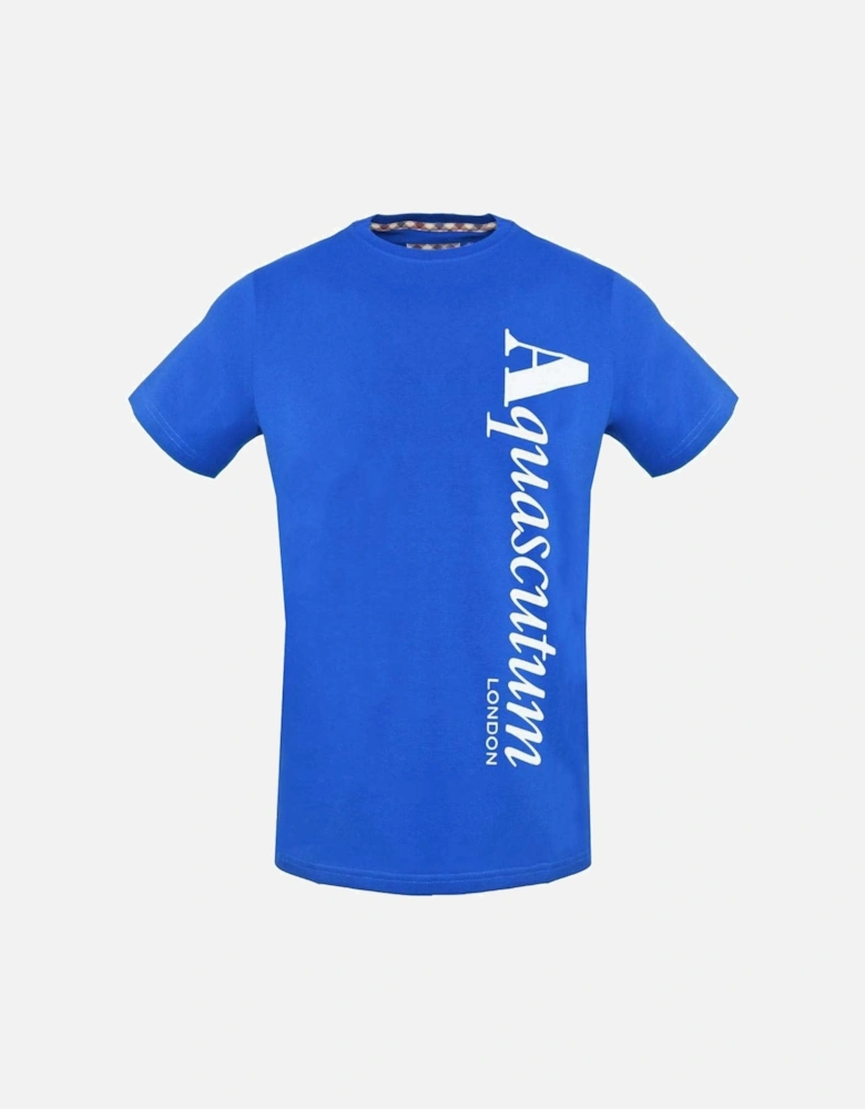 Vertical Logo Blue T-Shirt