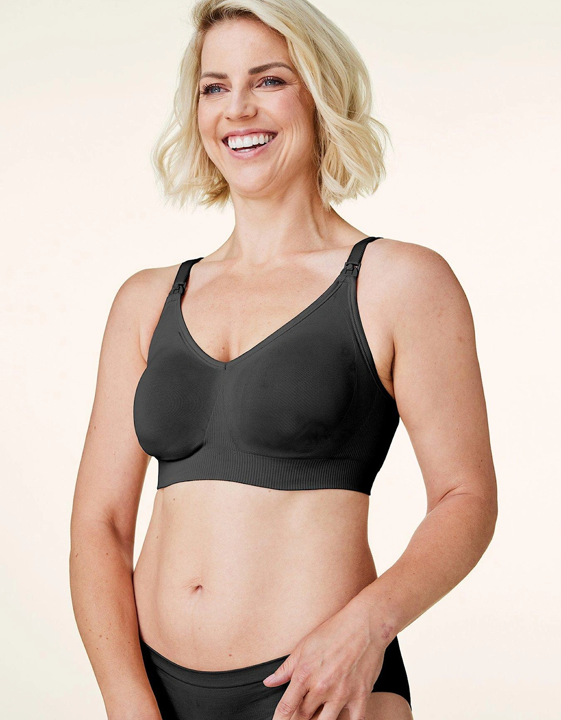 Body Silk Seamless Nursing Bra - Black, 2 of 1