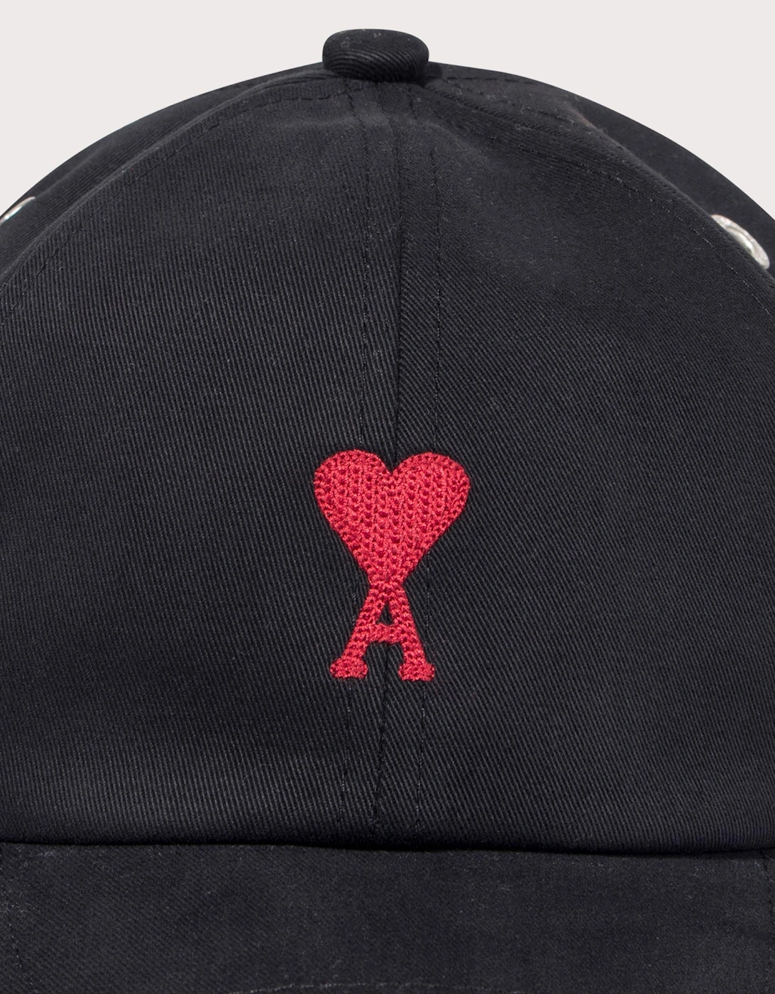 Red Ami De Couer Embroidery Cap