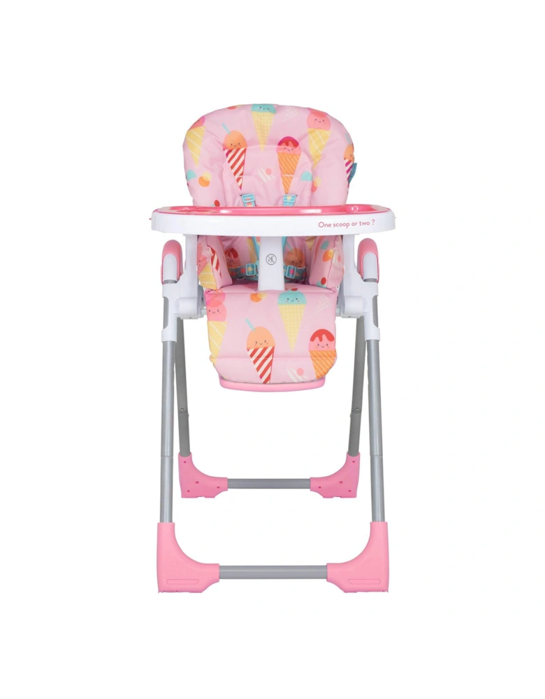Noodle 0+ Highchair, with Newborn Recline - Ice Ice Baby