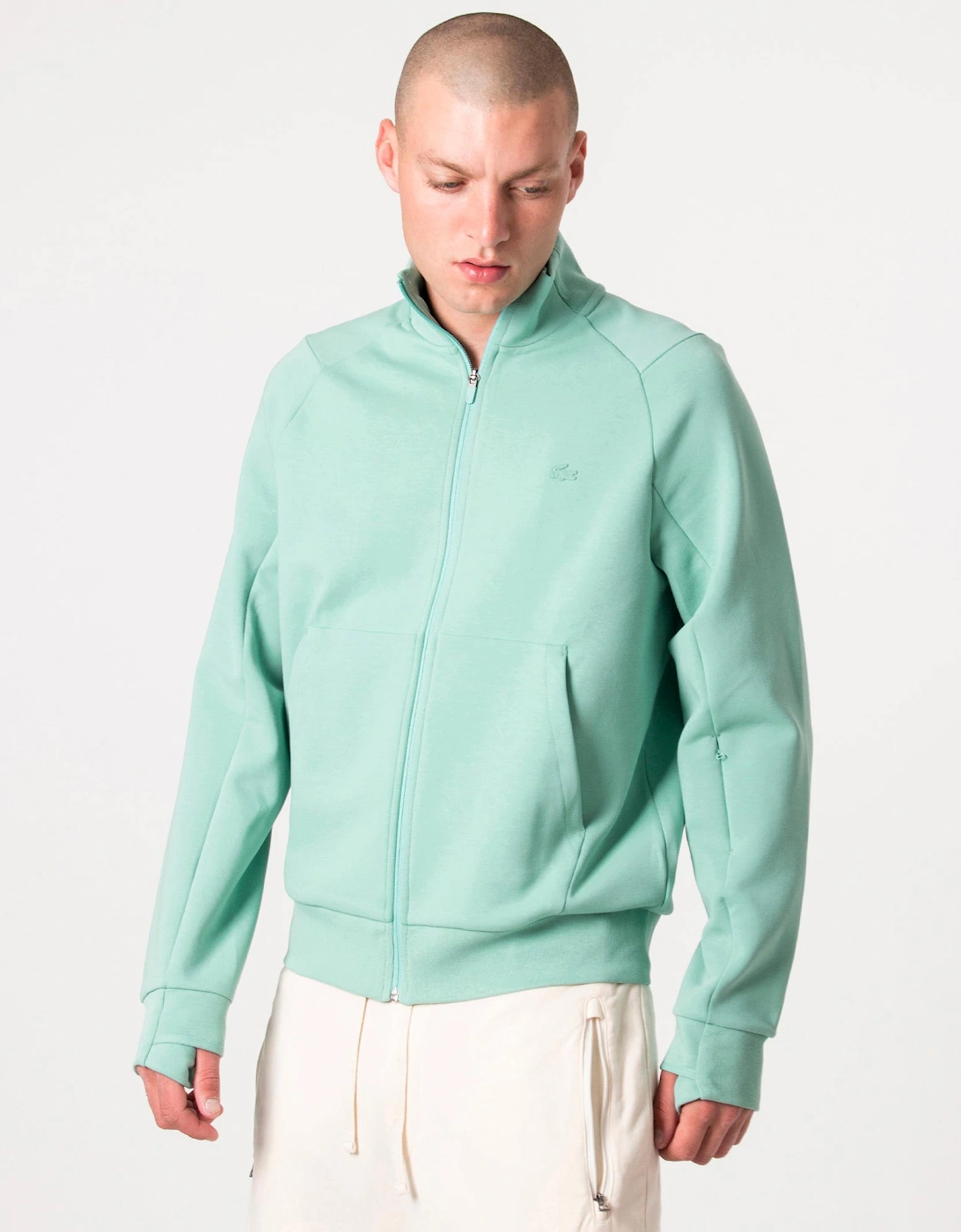 Relaxed Fit High Neck Zip Through Sweatshirt, 6 of 5