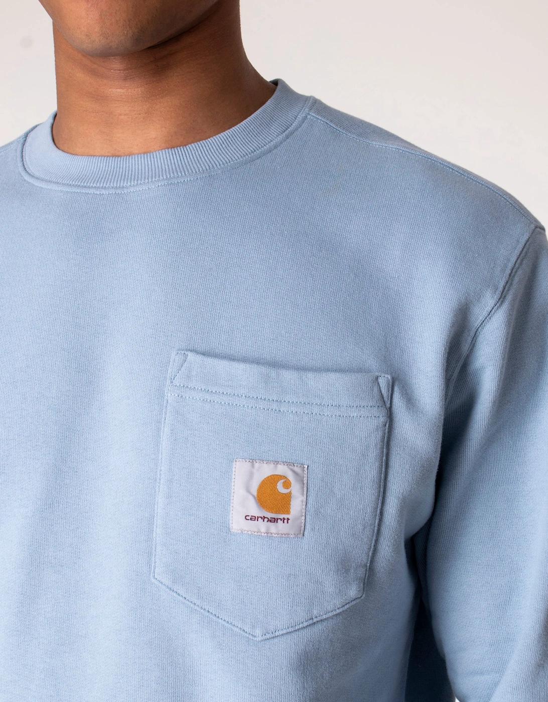 Relaxed Fit Chest Pocket Sweatshirt