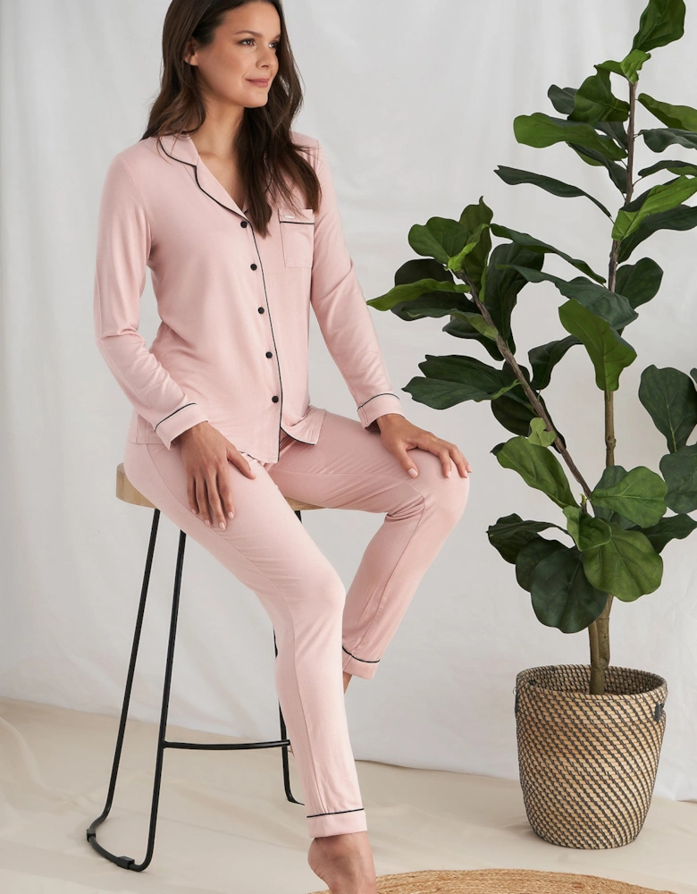 Bamboo Pyjama Set in Pink
