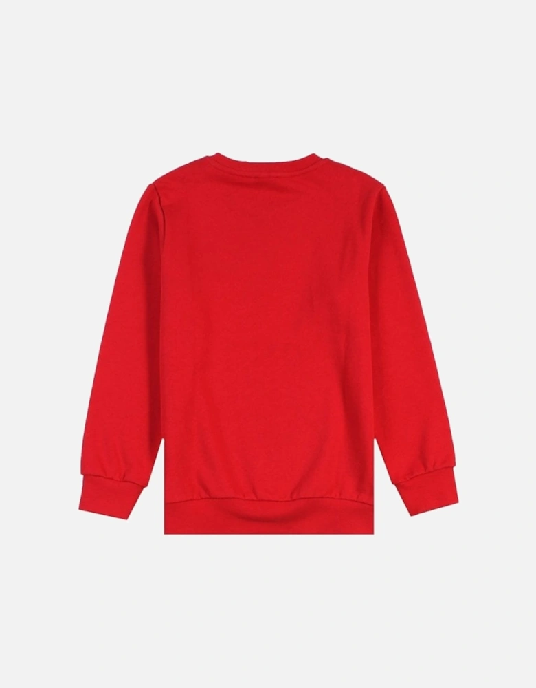 Boys Spider Logo Sweatshirt Red