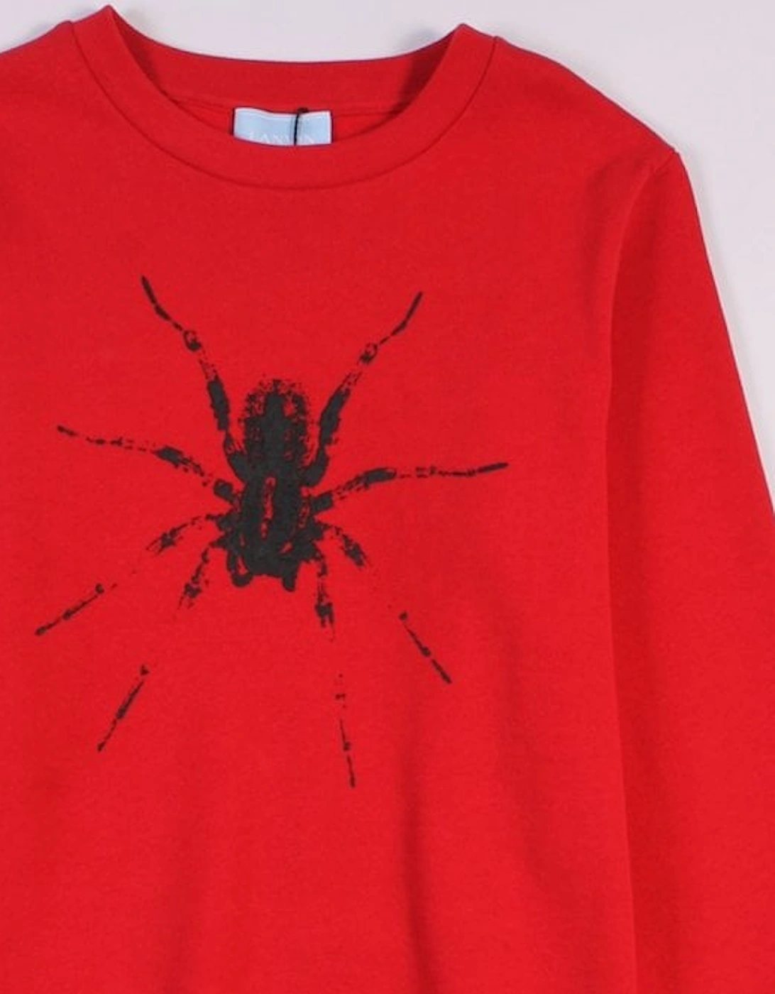 Boys Spider Logo Sweatshirt Red