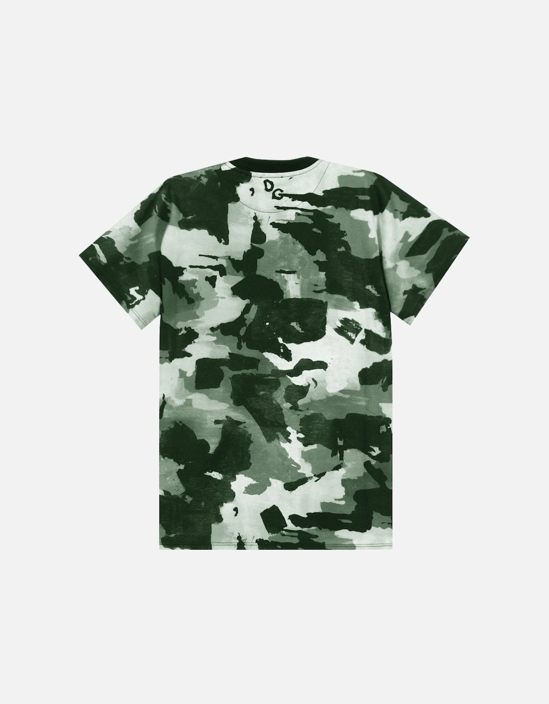 Boys Camouflage Pocket T-Shirt Grey