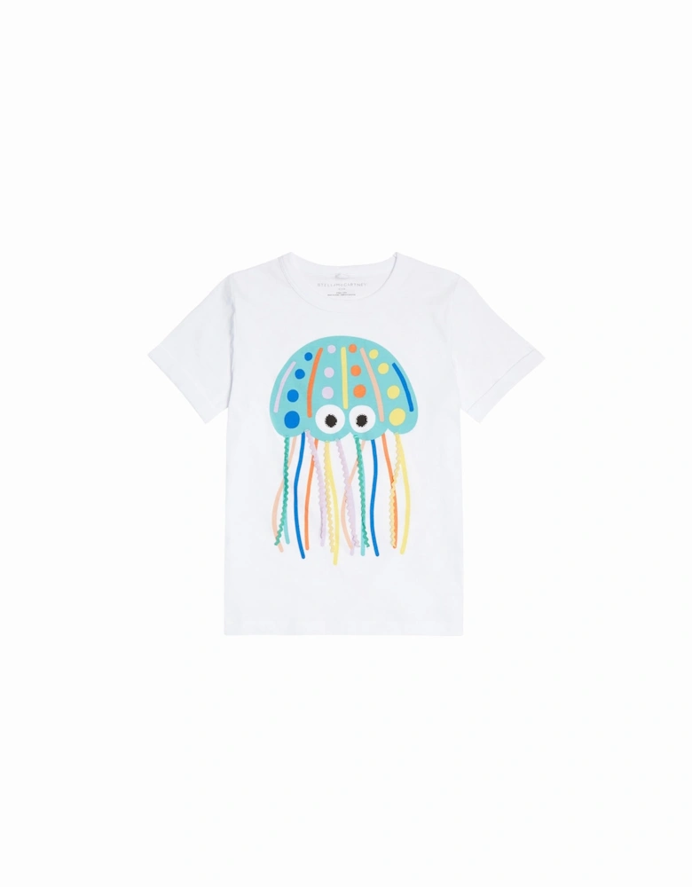 Girls Jellyfish T-shirt White