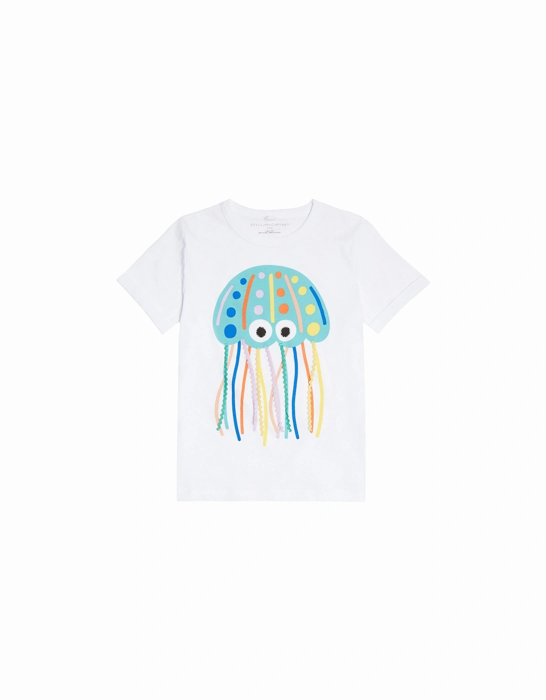 Girls Jellyfish T-shirt White, 4 of 3