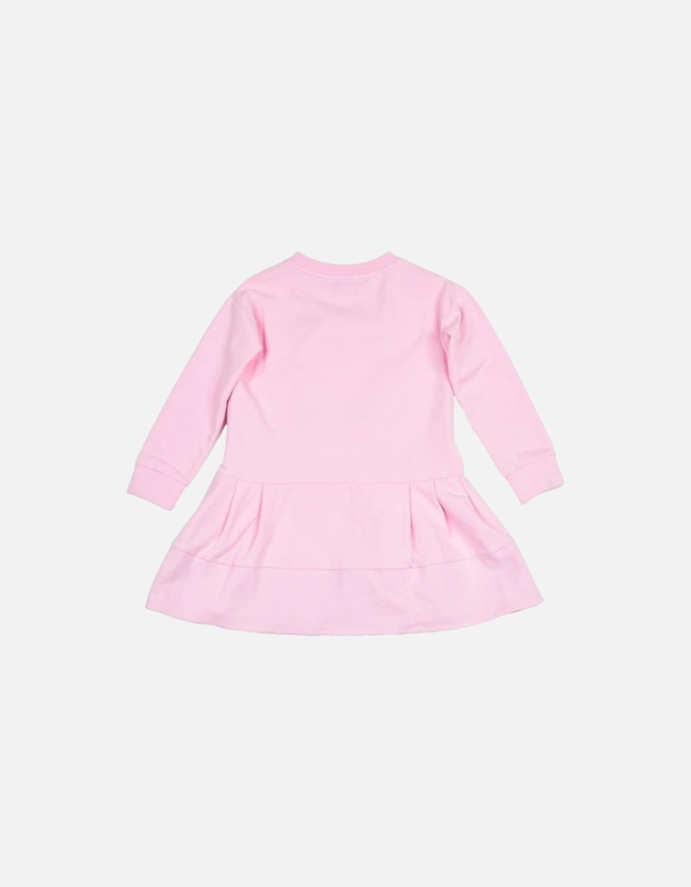 Girls Pink Pom Pom Dress