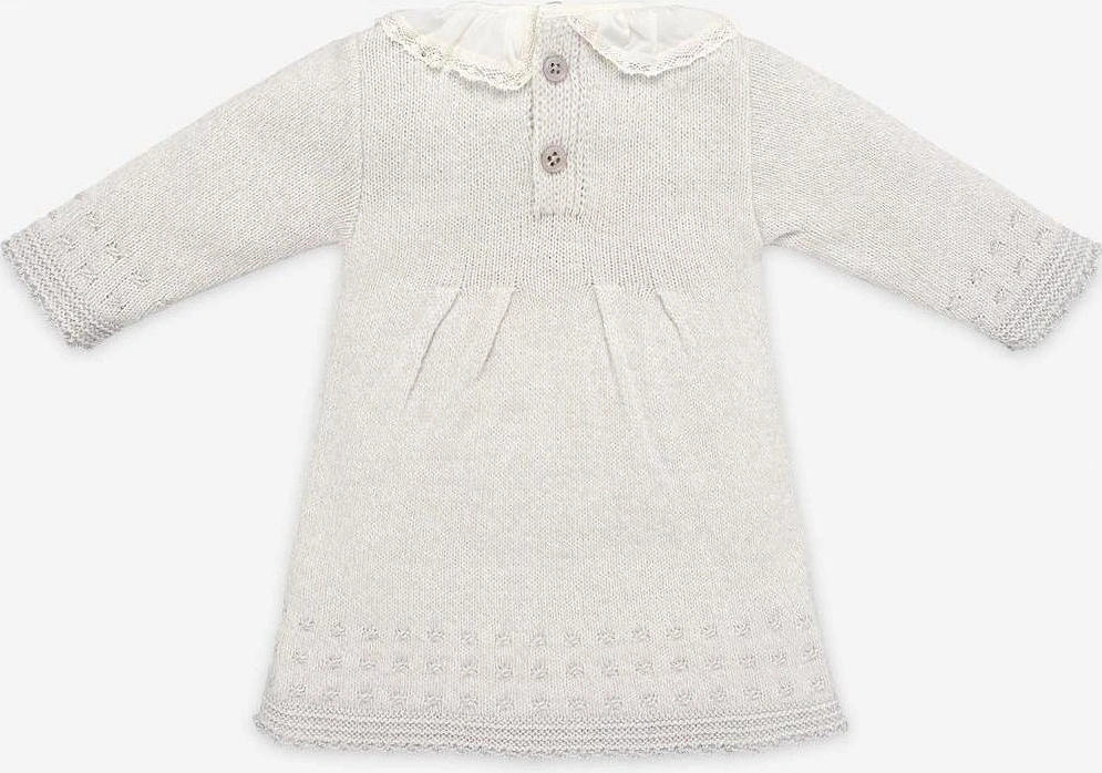 Baby Girls Grey 'Perseo' Knitted Dress