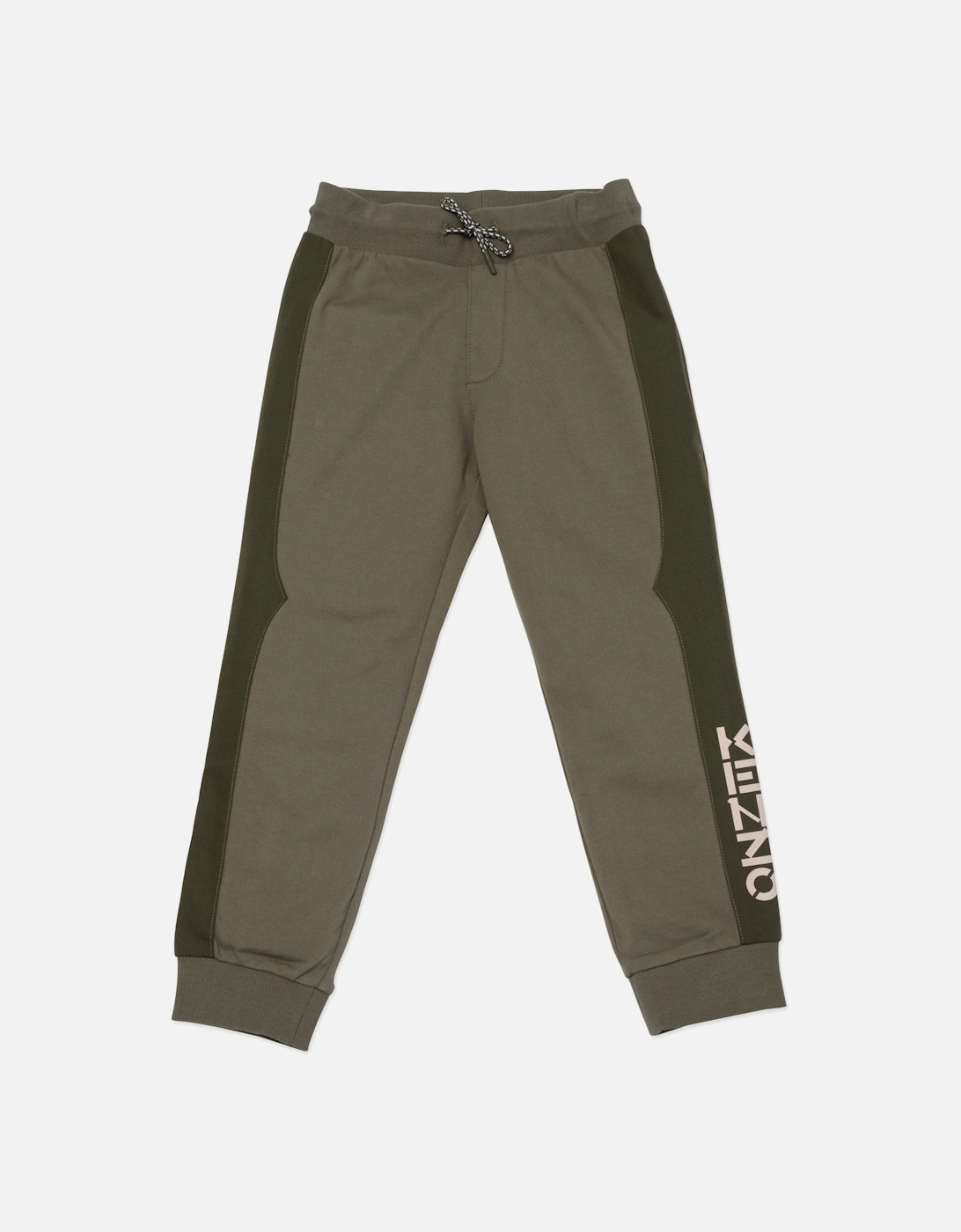 Boys Plain Joggers Khaki, 4 of 3