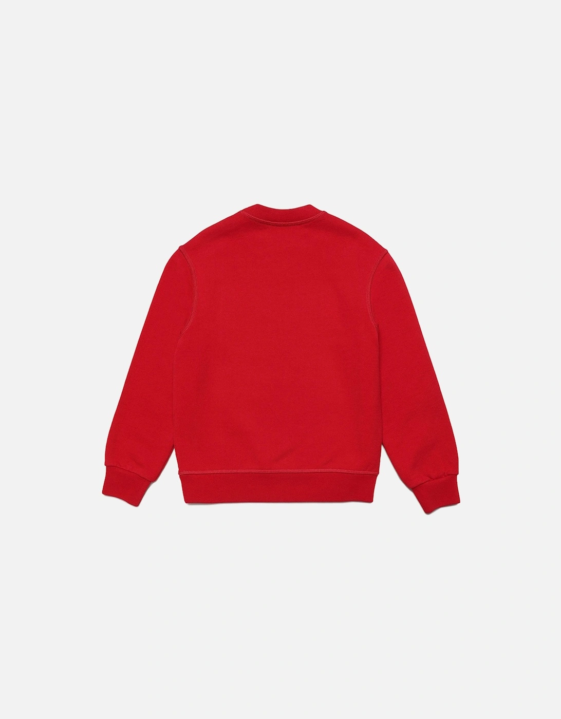 Boys Logo Print Sweatshirt Red