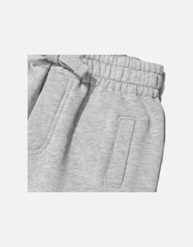 Baby Boys Animalier Cotton Joggers Grey