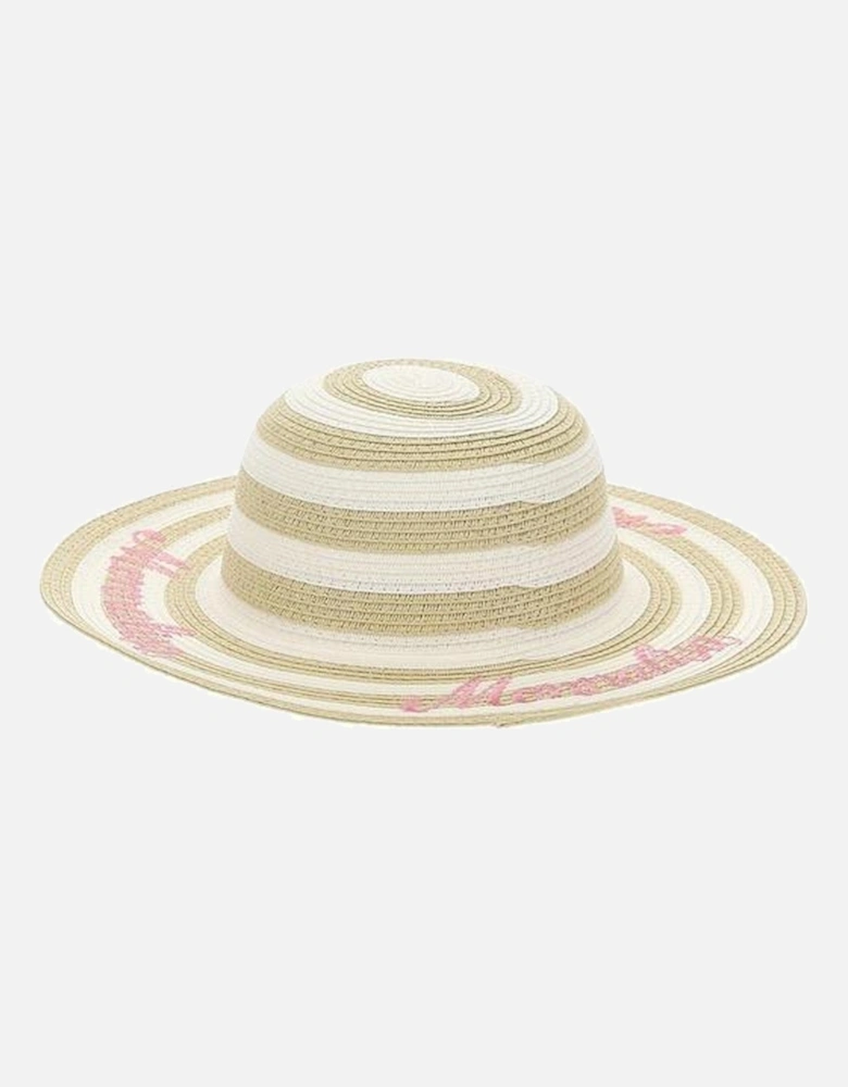 Girls Straw Beach Hat