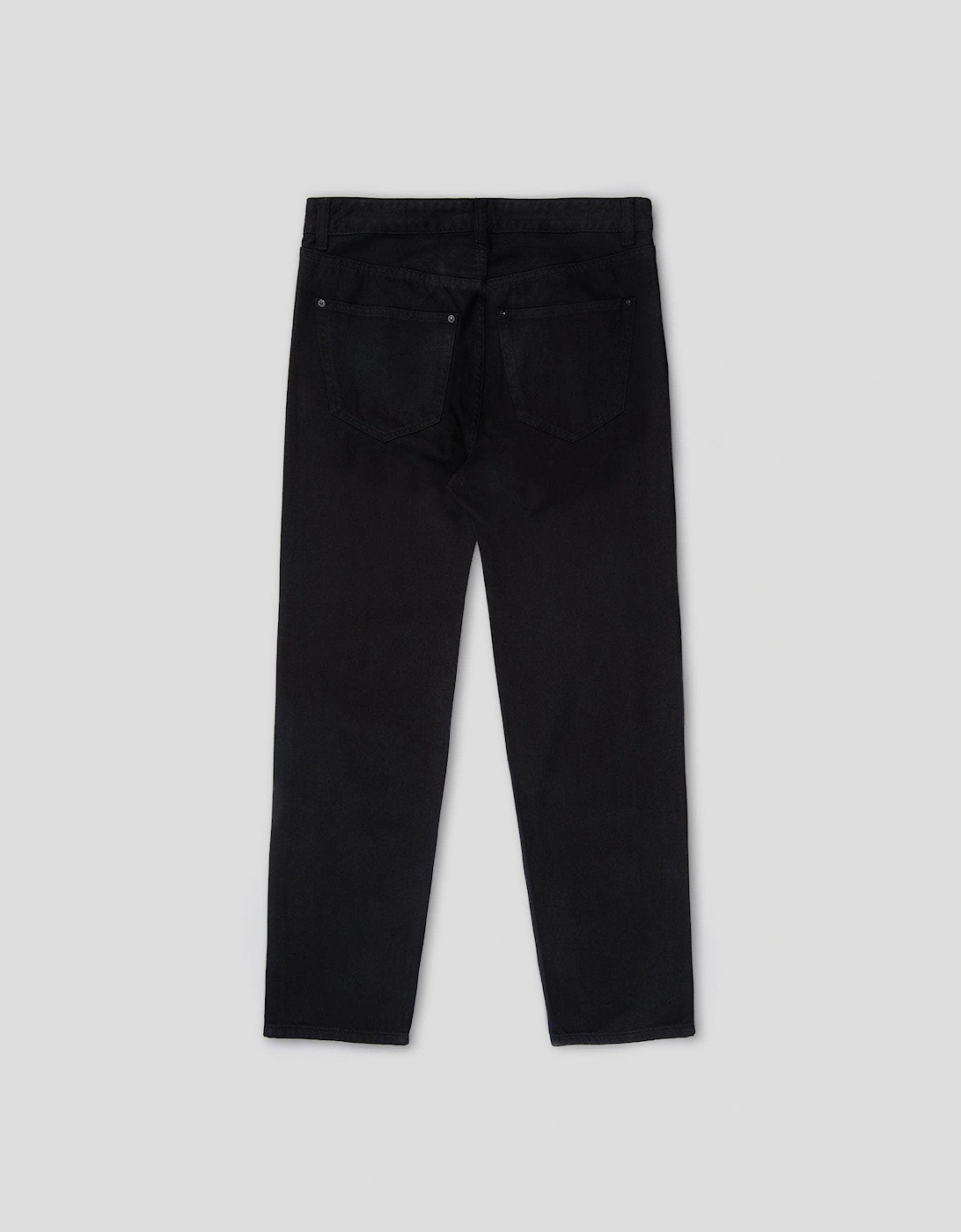 5 Pocket Regular-Fit Denim Jean Black