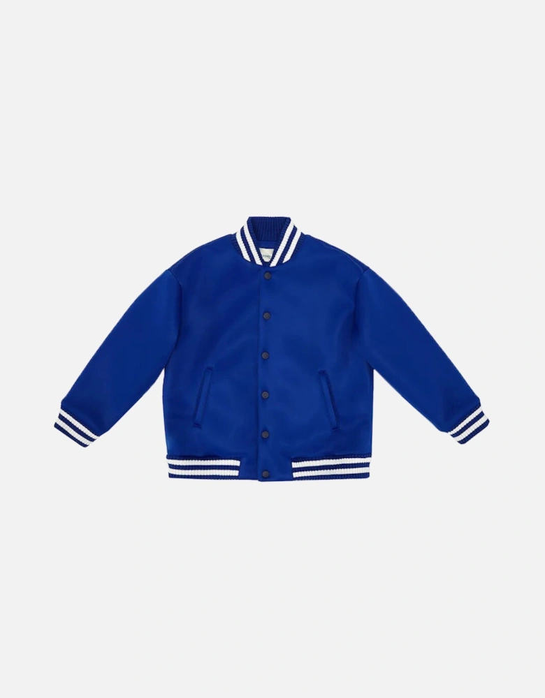 Unisex Kids Bomber Jacket Blue