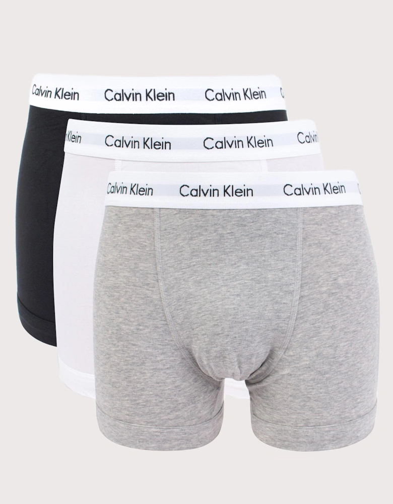Three Pack of Cotton Stretch Trunks