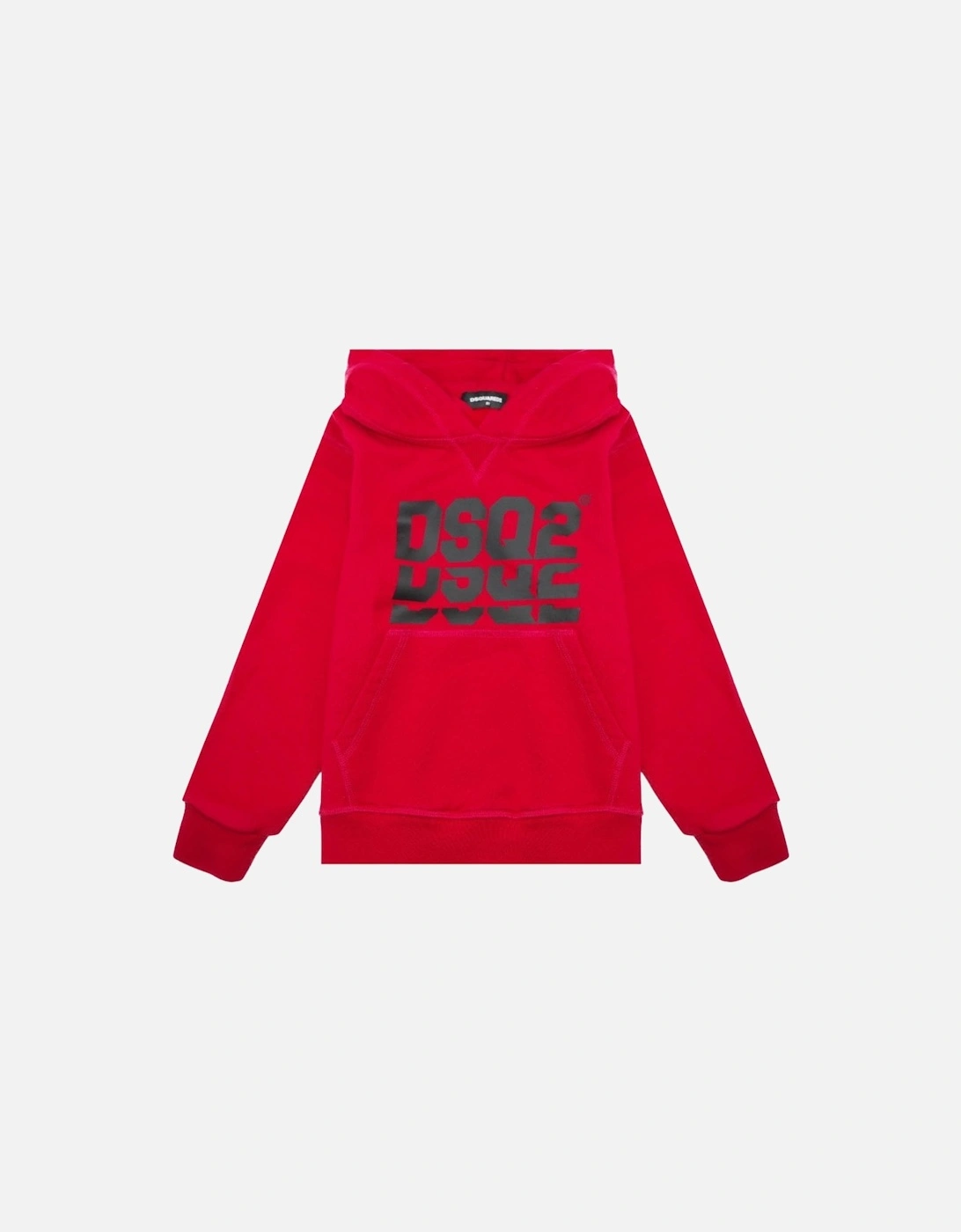 Boys Pocket Hoodie Red, 3 of 2