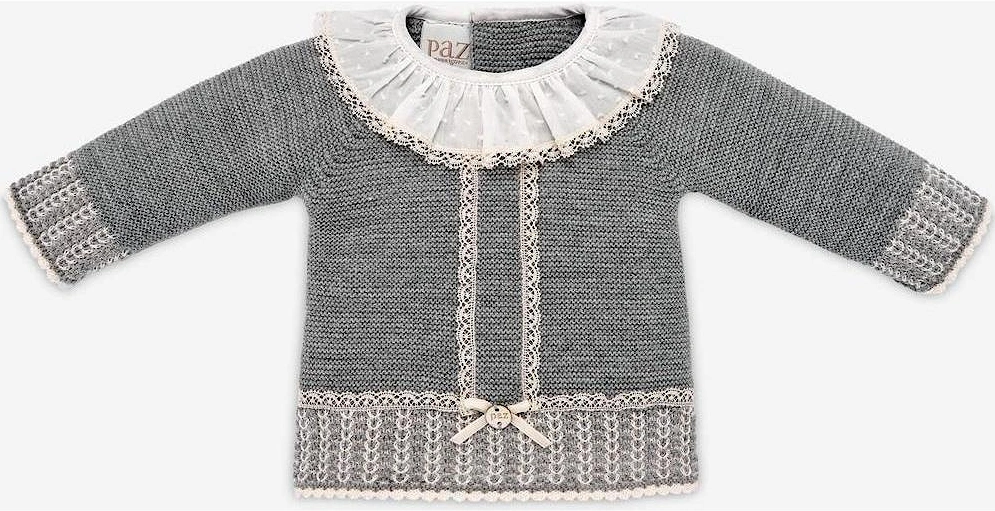 Baby Grey 'Saturno' Knitted Set
