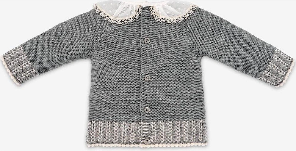 Baby Grey 'Saturno' Knitted Set