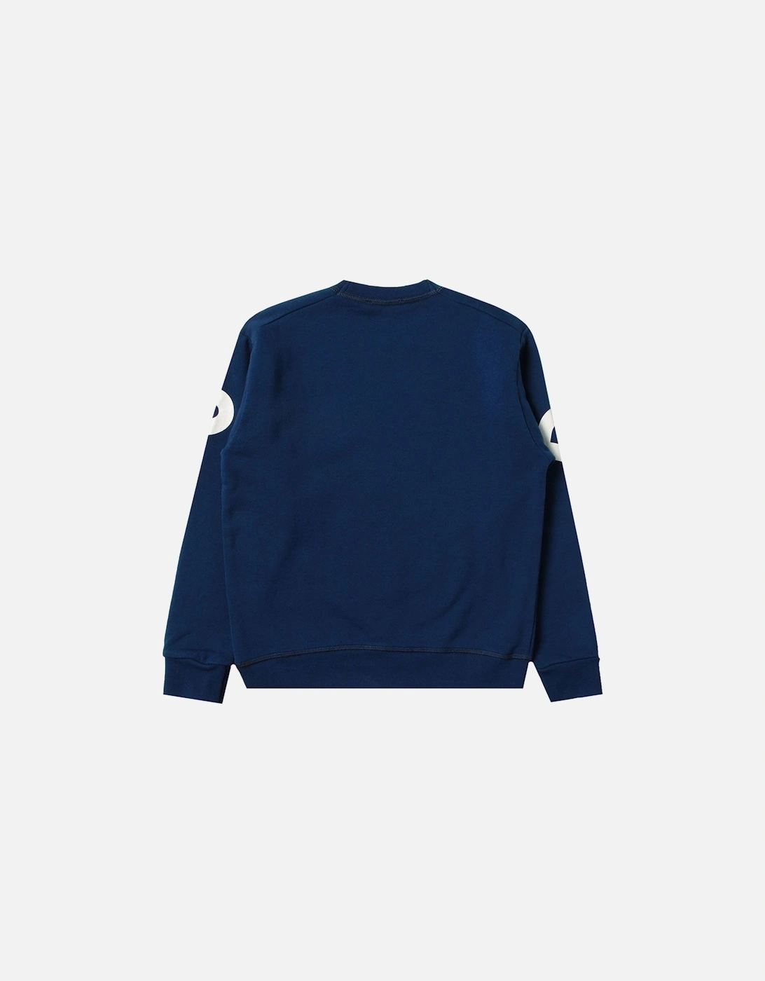 Boys Logo Print Cotton Sweatshirt Blue