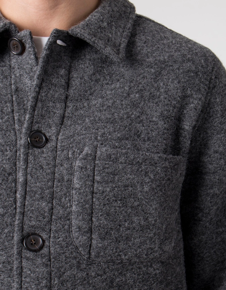 Oversized Fit Wool Field Jacket