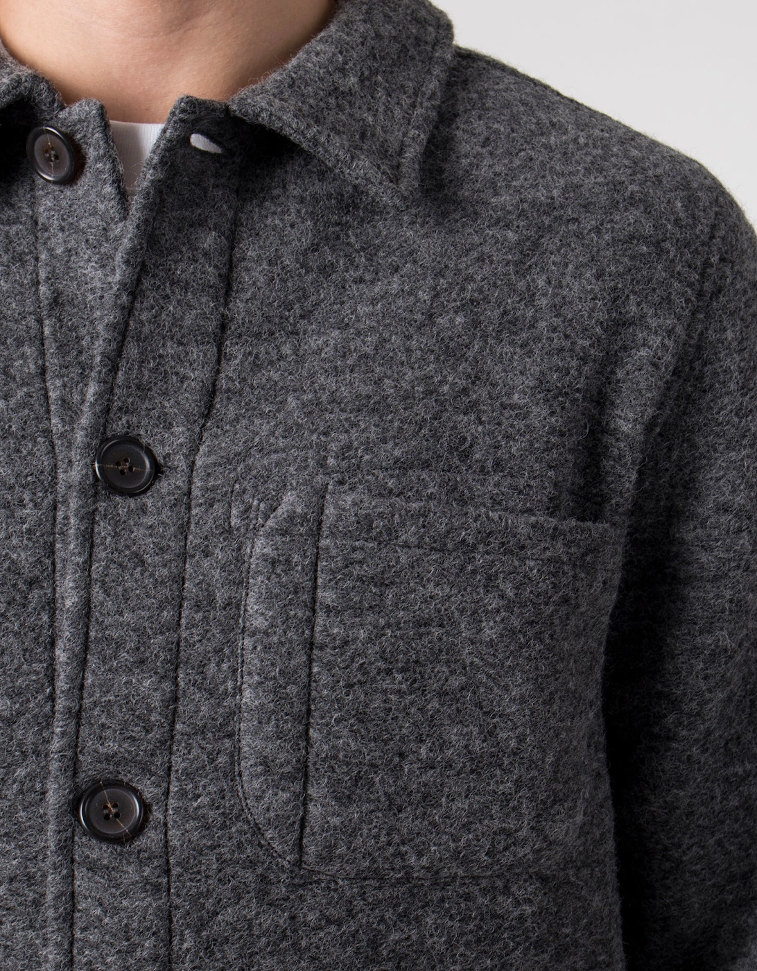 Oversized Fit Wool Field Jacket