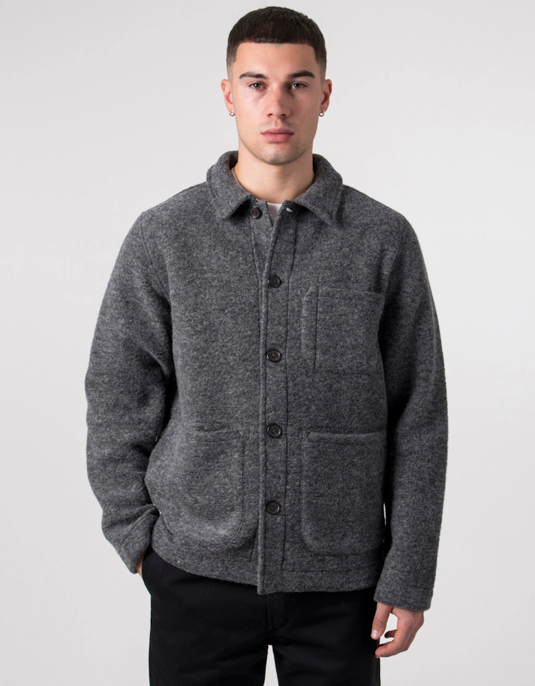Oversized Fit Wool Field Jacket
