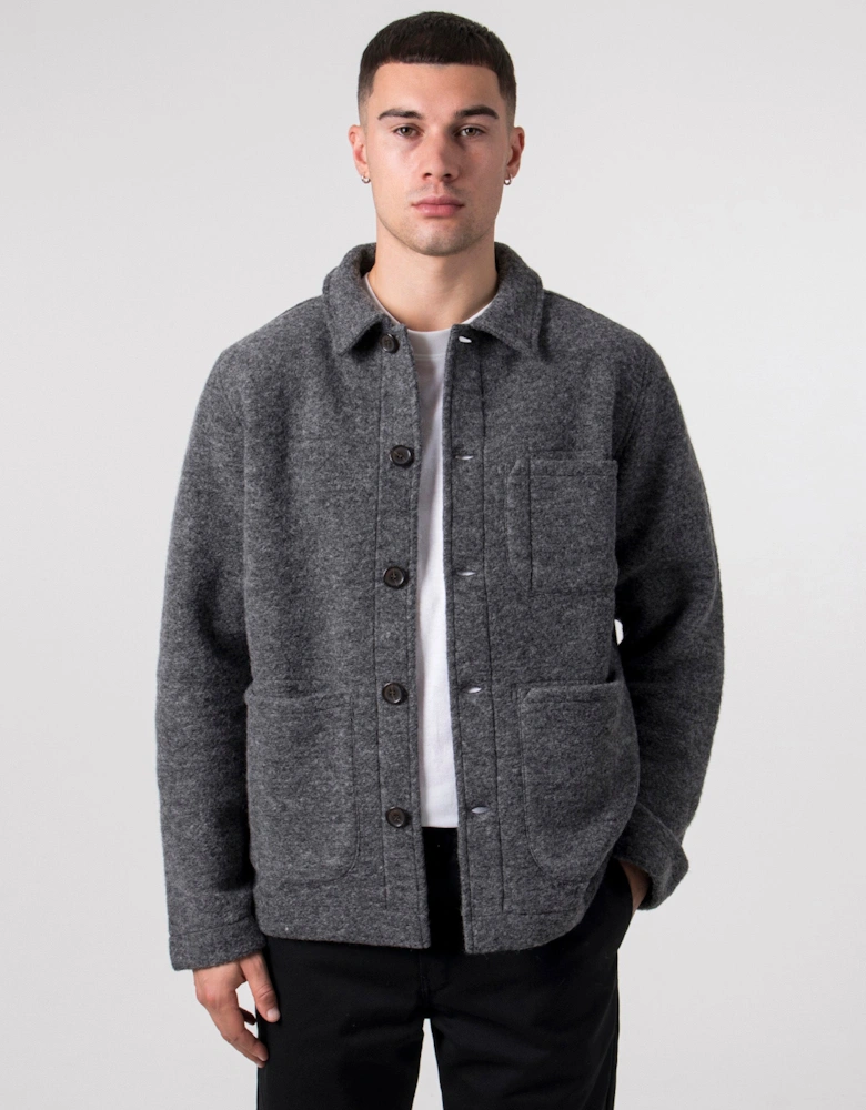 Oversized Fit Wool Field Jacket